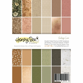 Vintage Love Paper Pad 6X8.5 - 24 Double-Sided Sheets retractable vegan
