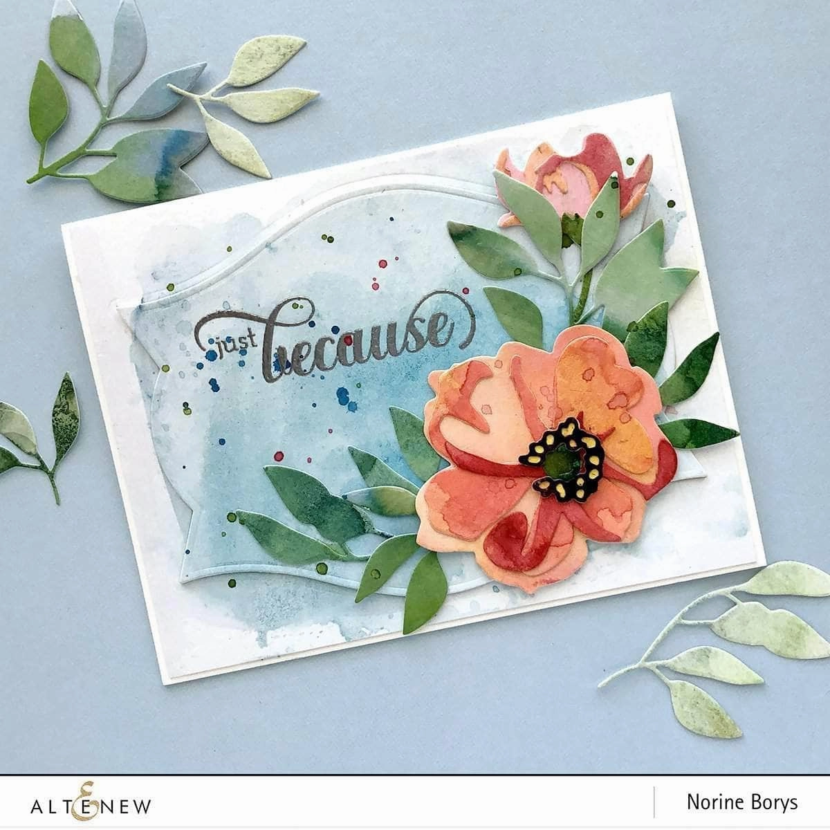 Virginia Rose 3D Die Set loose