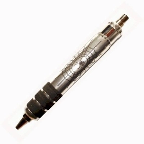 small Michael'S Fat Boy Black Widow Billet Aluminum Gel Rollerball