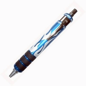 Michael'S Fat Boy Chopper Blue Gel Rollerball organic wrapped
