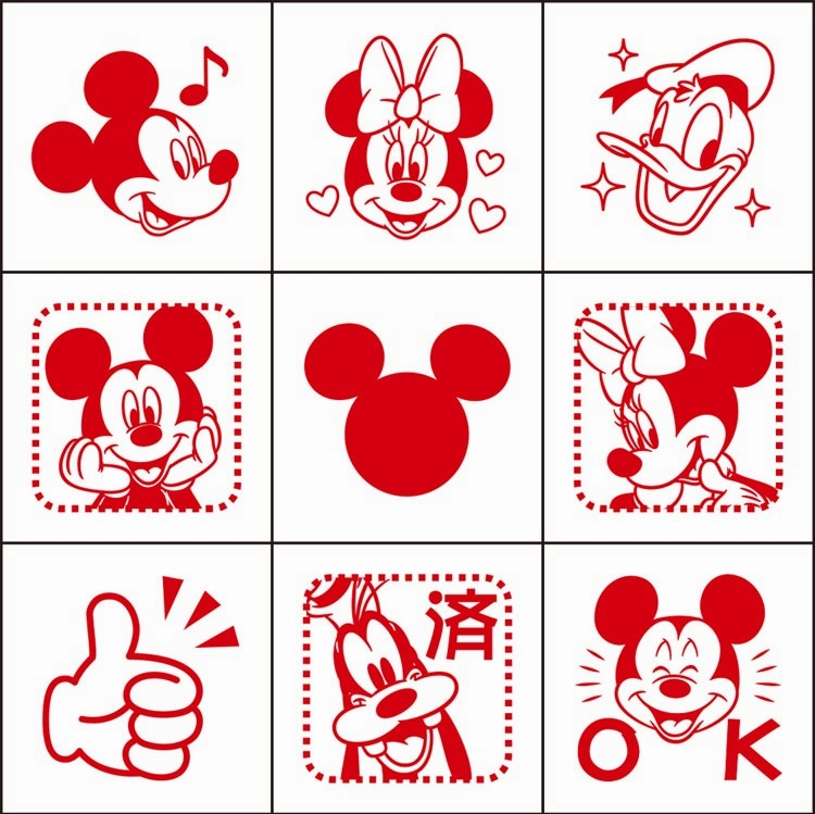 Mickey & Friends Planner Companion Stamp tiny