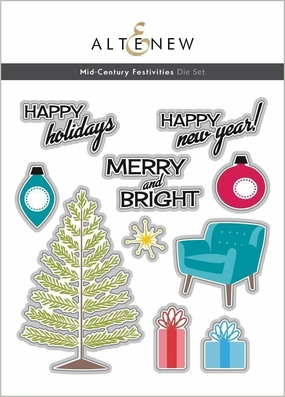 deluxe Mid-Century Festivities Die Set