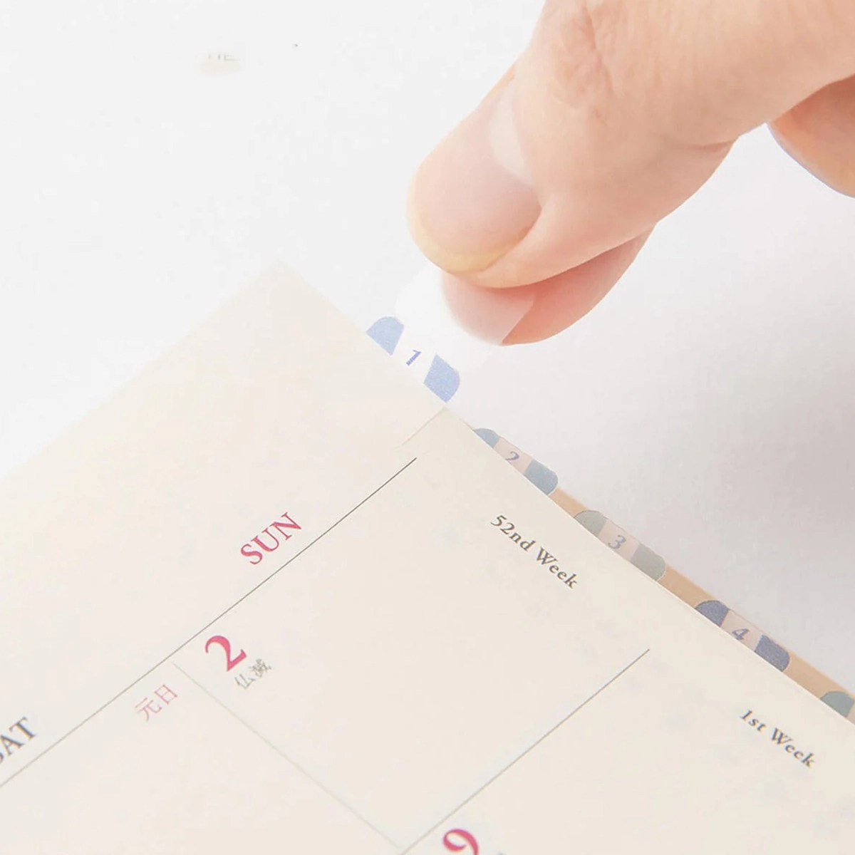 set Midori Index Labels // Blue