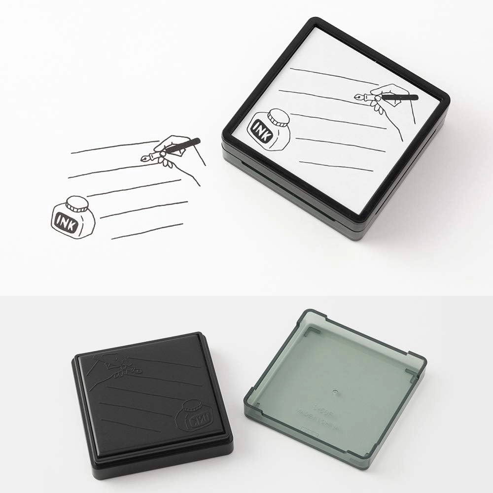 deluxe bamboo Midori Pre-Inked Stamp Stationery