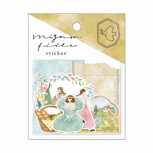 Mignon Feuille Sticker Flakes - Picnic collapsible loose