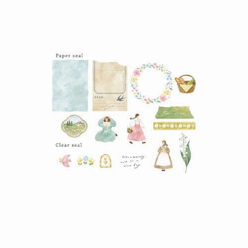 Mignon Feuille Sticker Flakes - Picnic slim lightweight