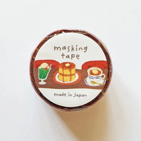 Mind Wave Die-Cut Washi Tape - Cafe versatile daily