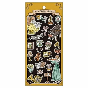 Mind Wave Nuit Cherie Sticker Sheet - Sound Of Light resin
