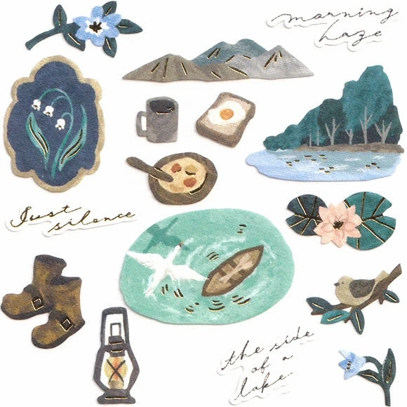 Mind Wave Tabi Sticker Sheet - Lake lasting springloaded