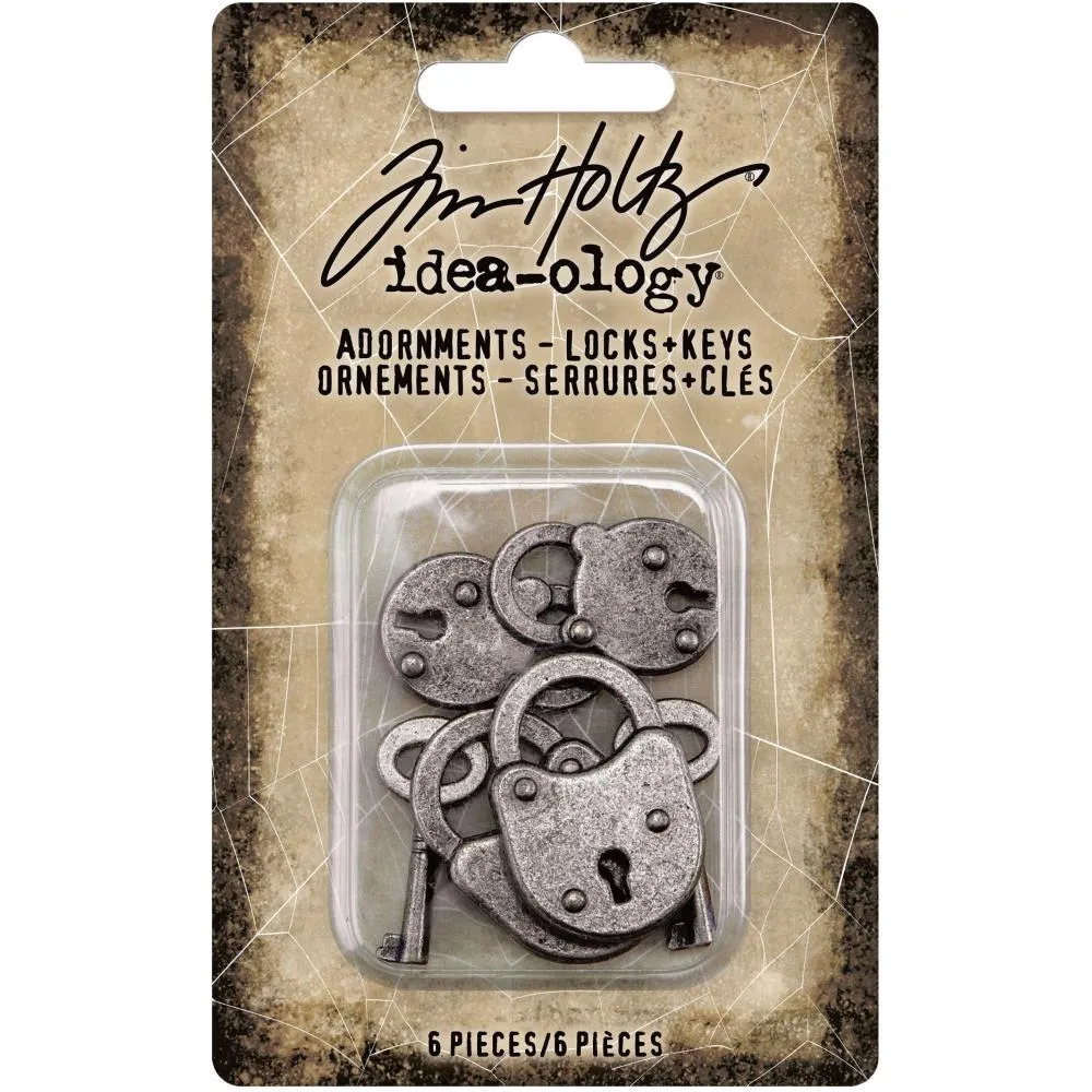 rubber leather Tim Holtz  Ideal-Ology  Lock And Keys