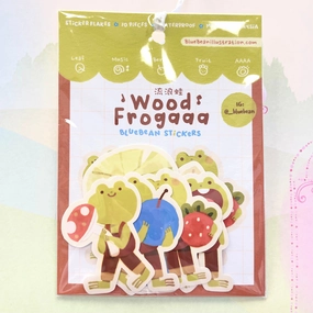 gift Bluebean Wood Frogaaa Sticker Pack