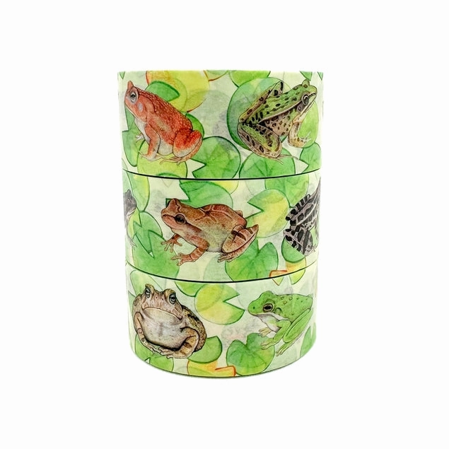 Frogs And Toads Washi Tape matte waterproof