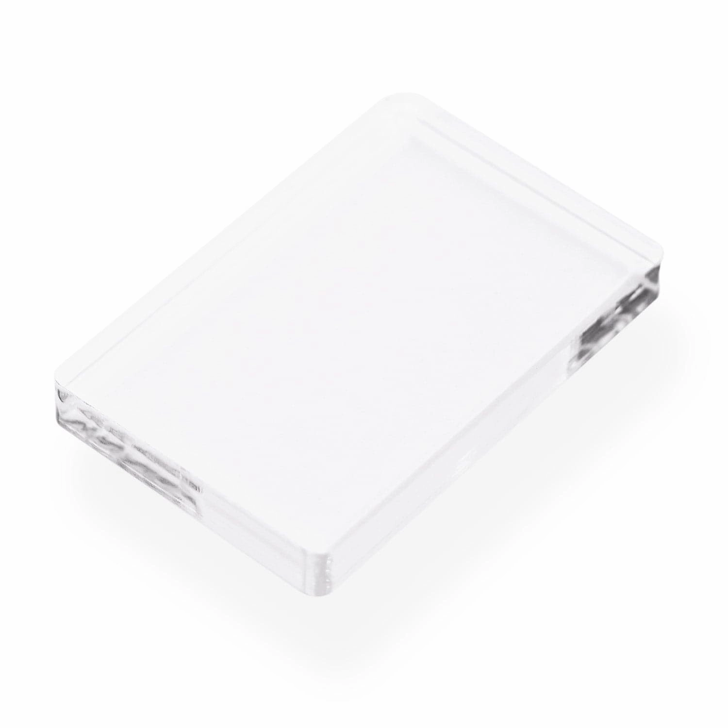 Medium Acrylic Block (No Grid) top