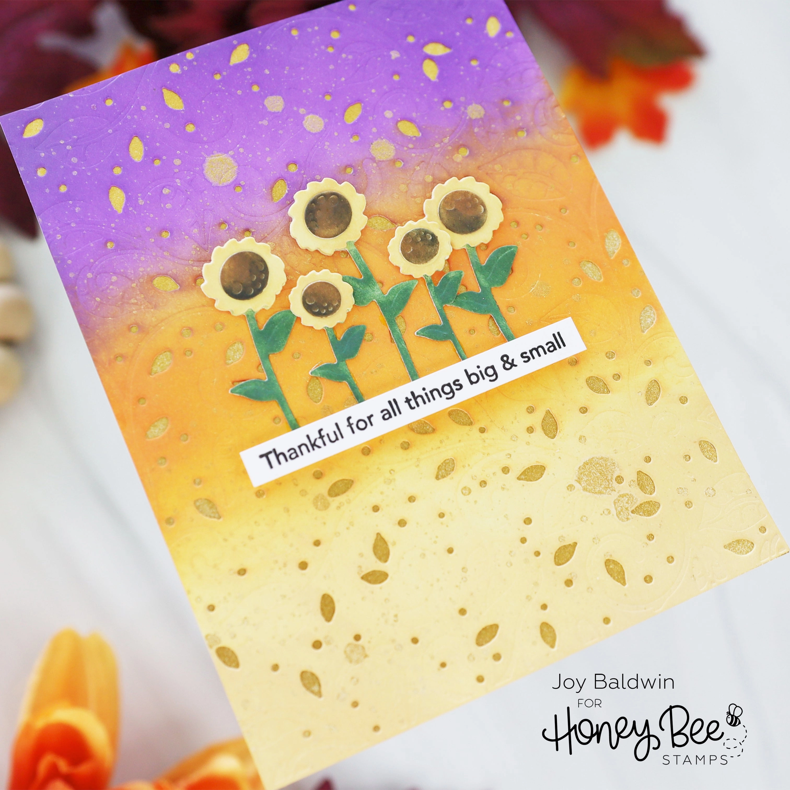 Mini Messages: Fall - 4X6 Stamp Set special