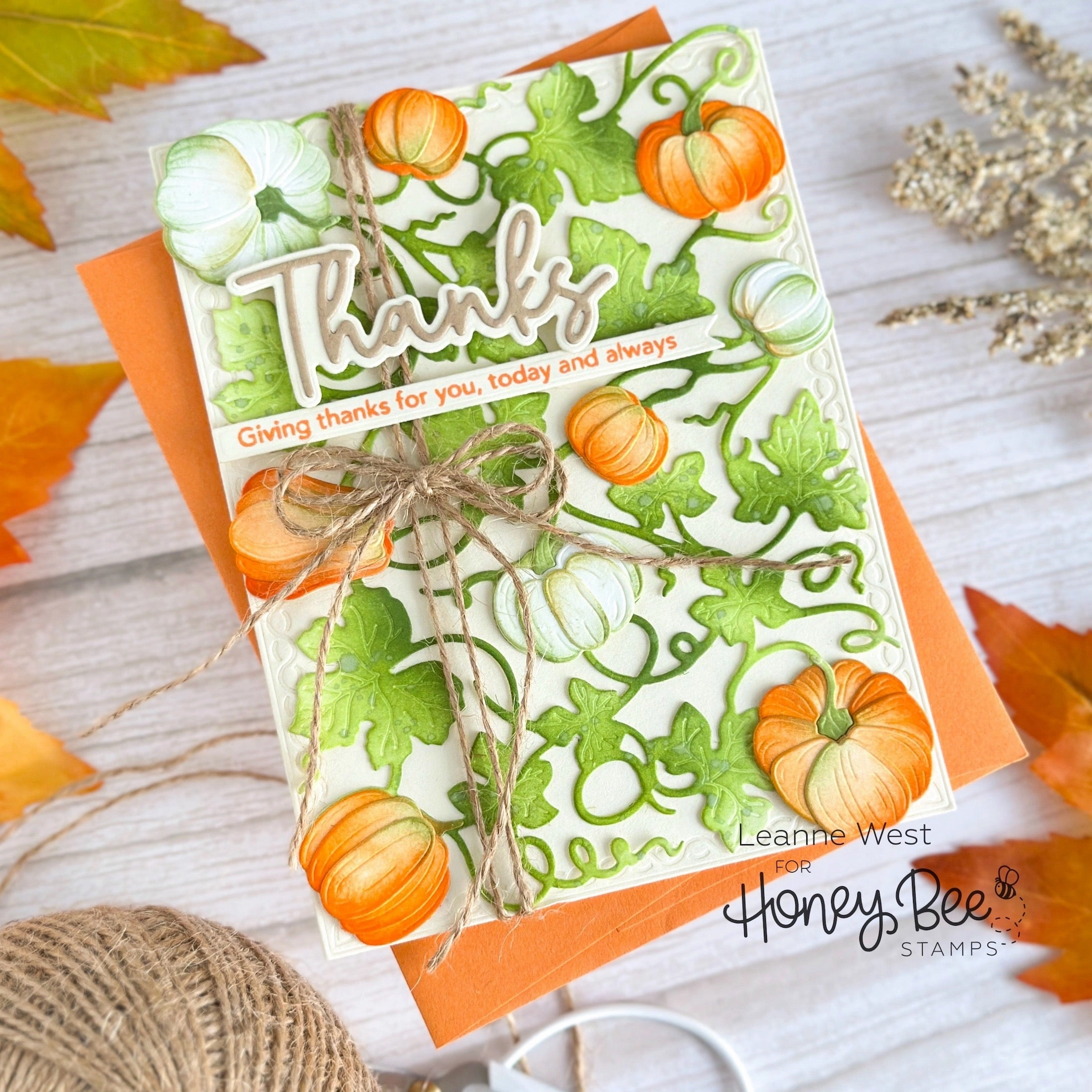 ceramic Mini Messages: Fall - 4X6 Stamp Set