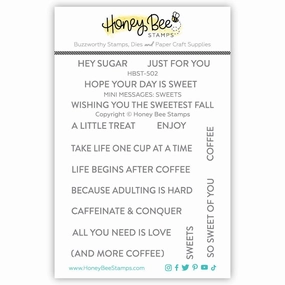 Mini Messages: Sweets - 3X4 Stamp Set wide