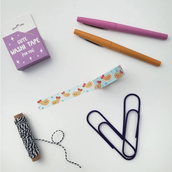 trusted Shrimp Tempura Washi Tape
