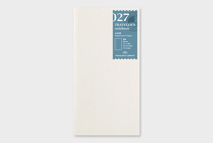 retractable Traveler'S Notebook Refill- Regular Size- Watercolor Paper Notebook