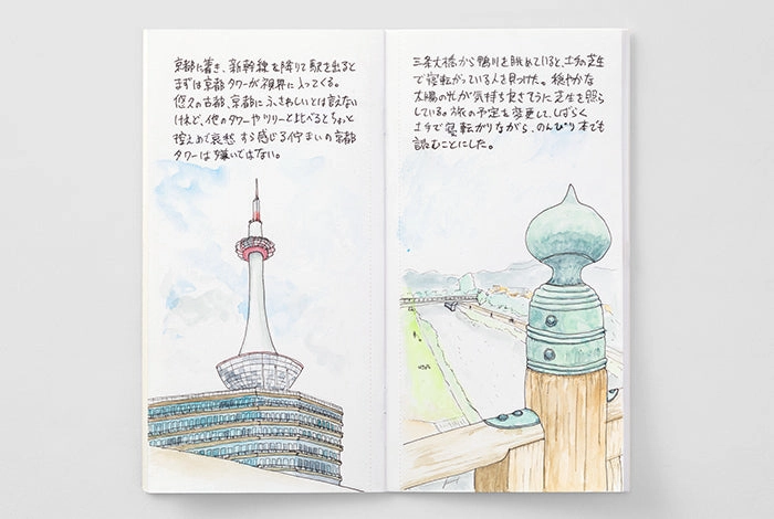 Traveler'S Notebook Refill- Regular Size- Watercolor Paper Notebook essential