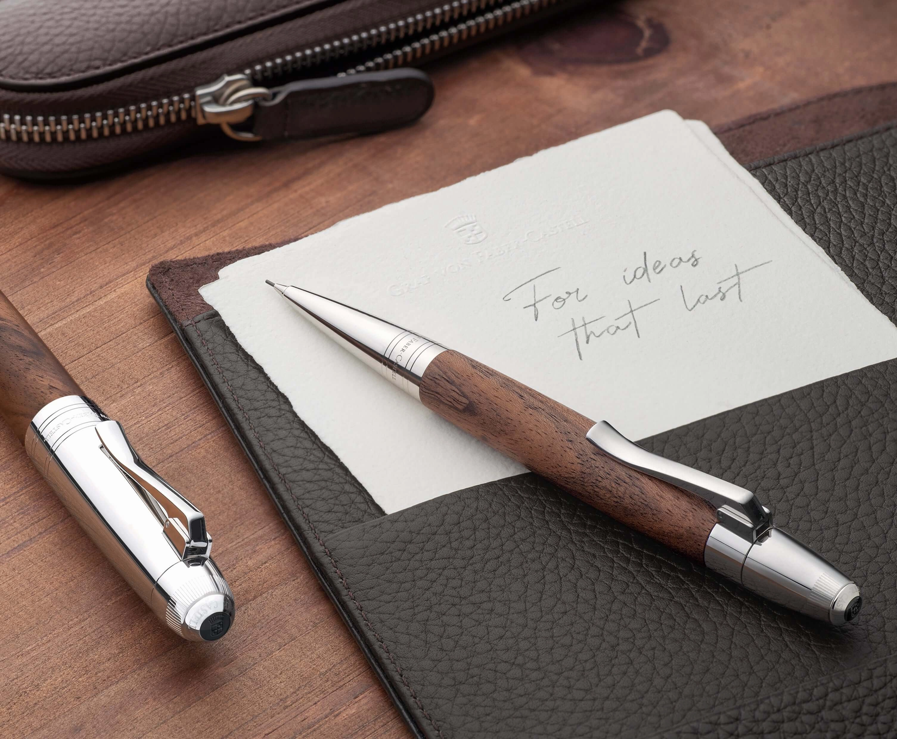 Graf Von Faber-Castell Magnum Walnut Pencil wooden essential