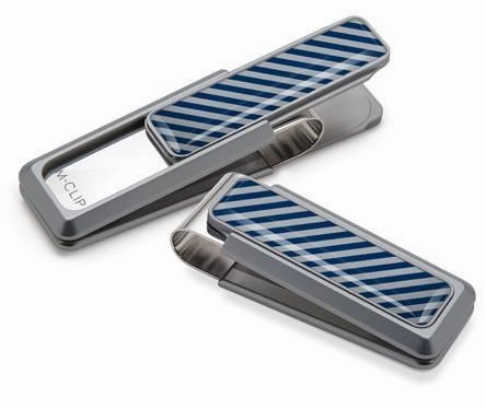 manual M-Clip Natural Uv2 W/Dark Blue & Gray Money Clip