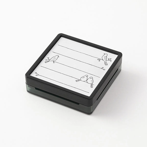 resilient classic Midori Pre-Inked Stamp-Bird