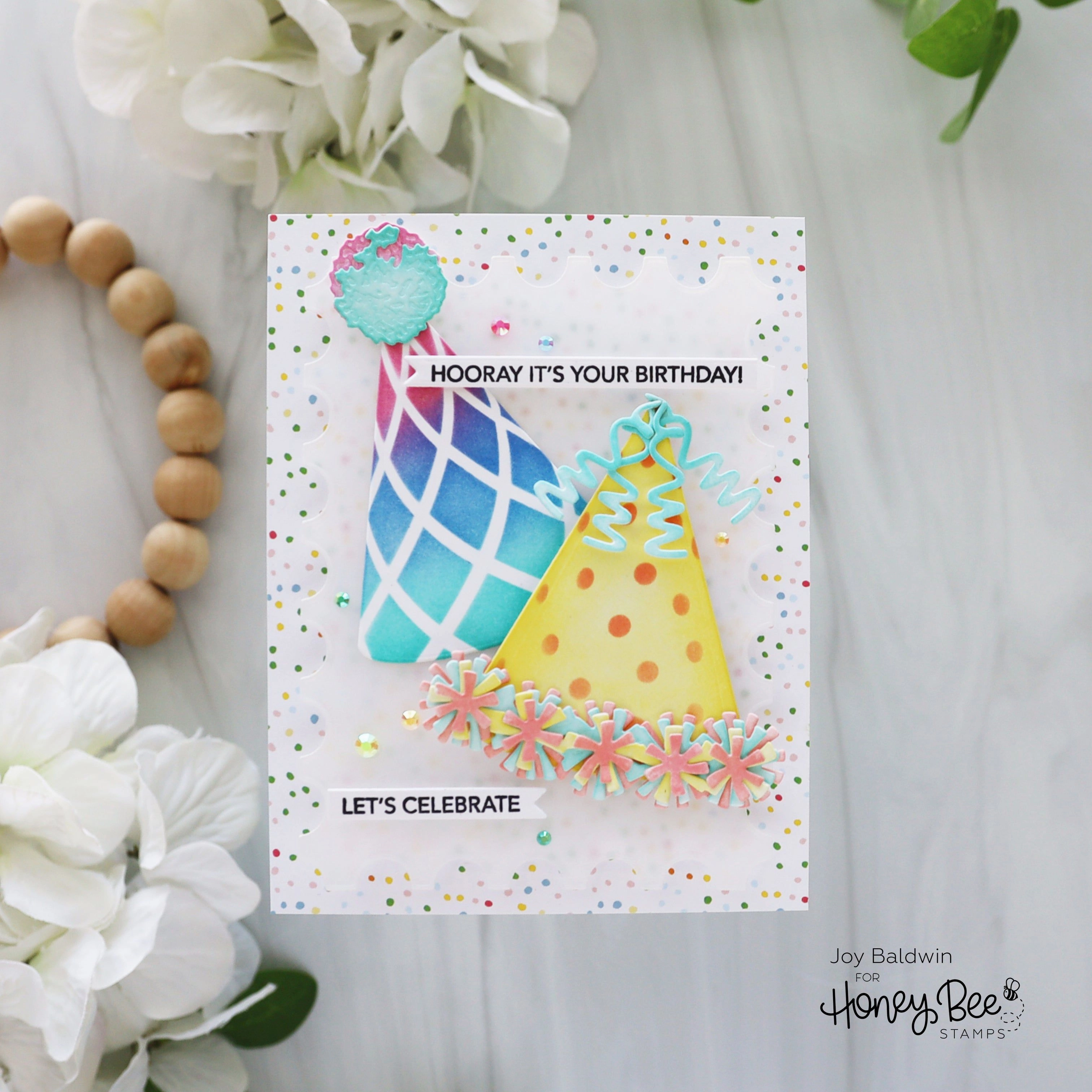 solid Mini Messages: Birthday - 4X5 Stamp Set