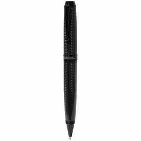 Monteverde Invincia Deluxe Black Ballpoint Pen modern round