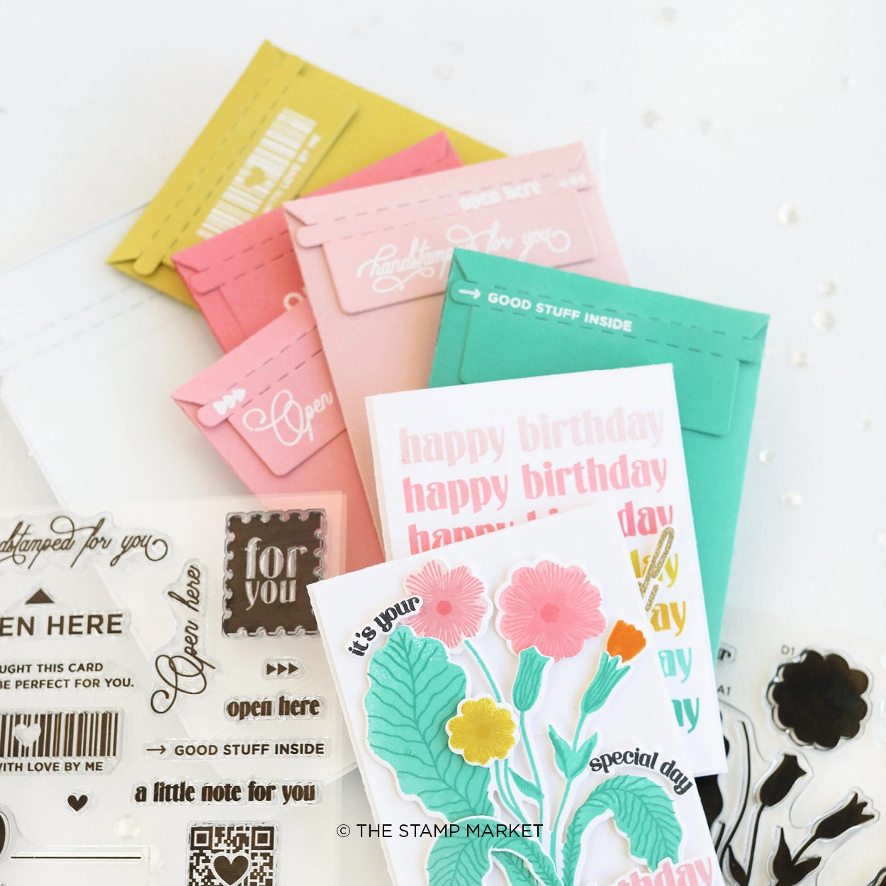 flexible mini Open Me Stamp