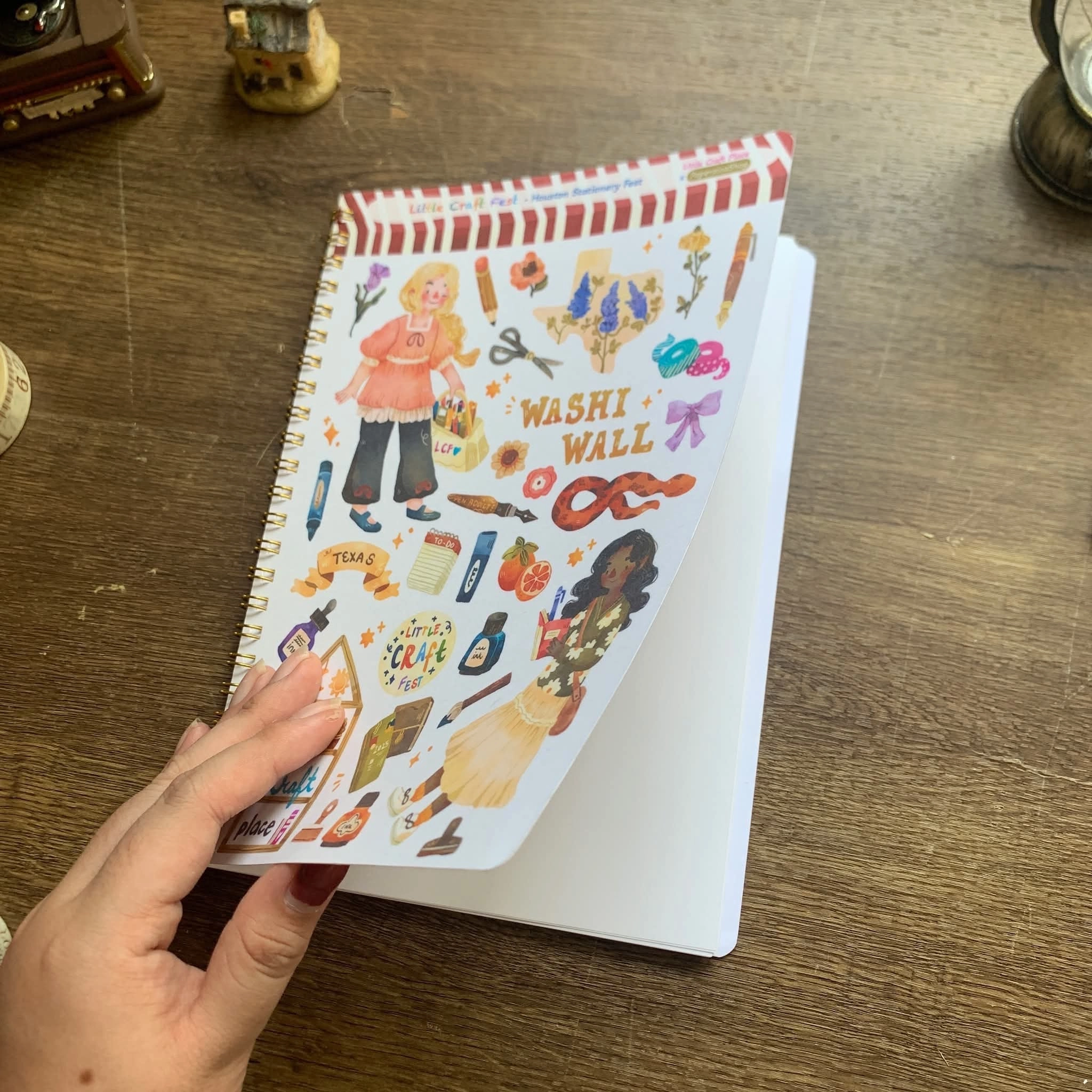 recycled Paperaicashop X Little Craft Place Reusable Sticker Book - Houston Stationery Fest