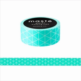 Mint Triangle Washi Tape Maste finest linen