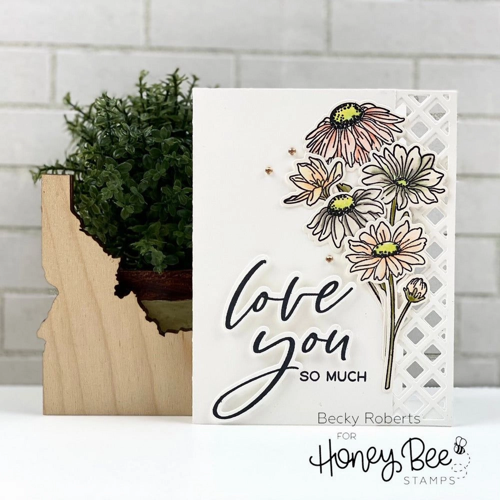 Miss You Big Time - 6X8 Stamp Set top biodegradable