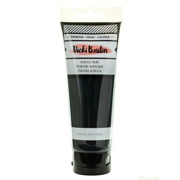 Mixed Media Collection - Black Acrylic Paint latest trusted