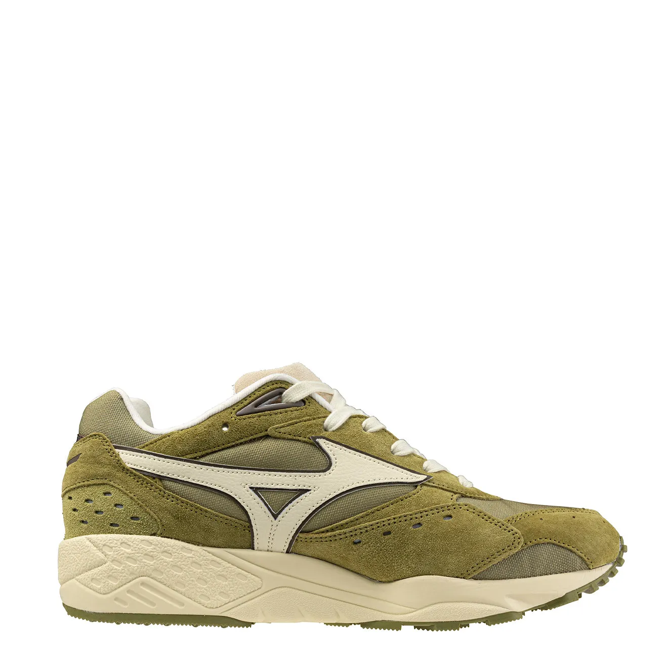 Mizuno Contender Premium Trainer Olivgrün / Rauchgrün / Wolkencreme