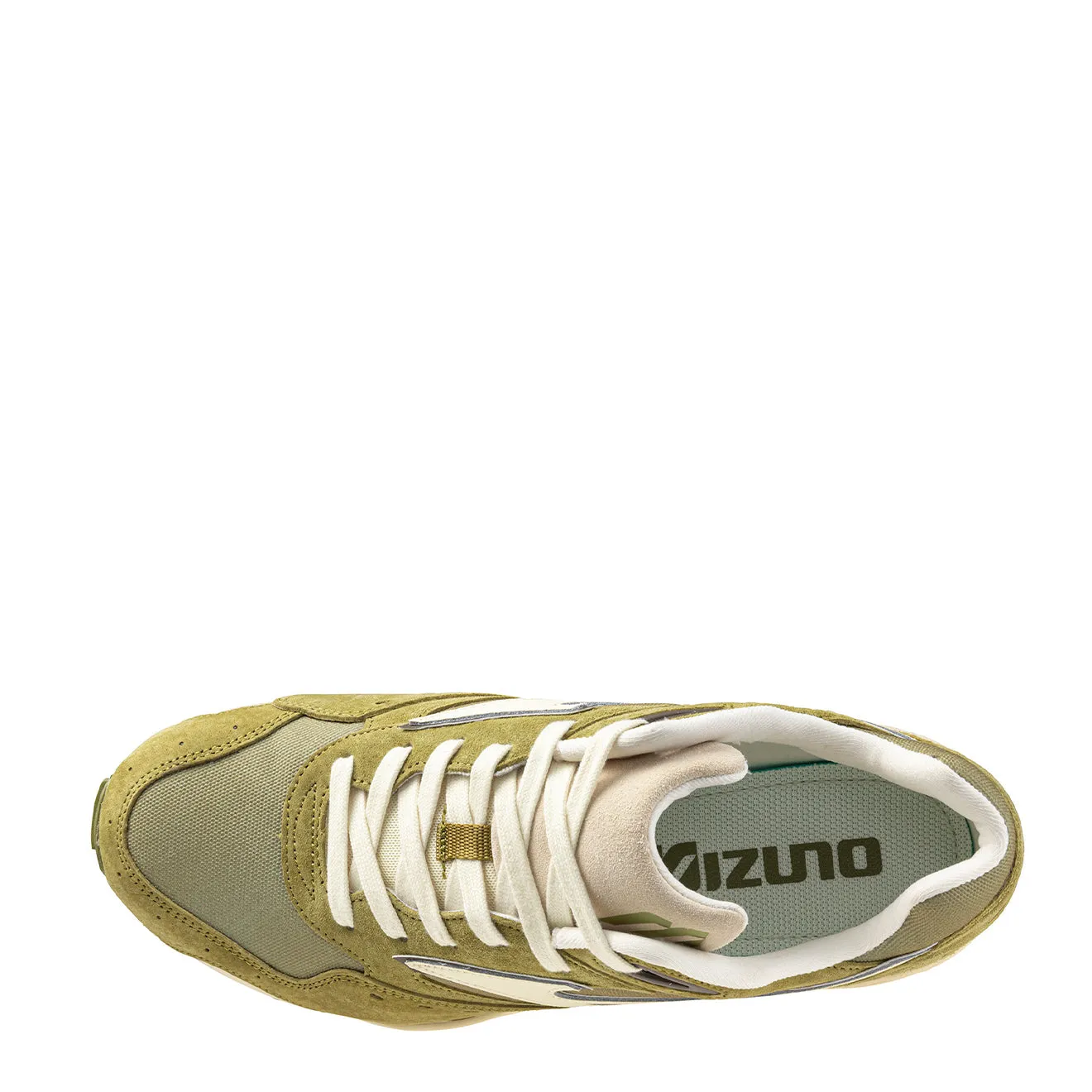 Mizuno Contender Premium Trainer Olivgrün / Rauchgrün / Wolkencreme