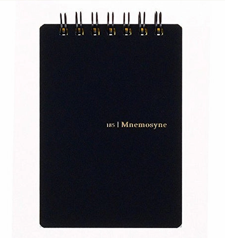 colorful square Mnemosyne Spiral Bound N185A A7 Blank Pocket Memo Pad- 3X4.6 Inches
