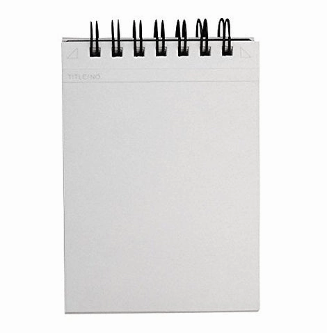 Mnemosyne Spiral Bound N185A A7 Blank Pocket Memo Pad- 3X4.6 Inches classic