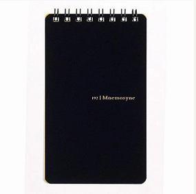 nonslip Mnemosyne Spiral Bound N192A Pocket Memo Pad- 3X5 Inches