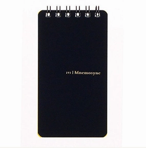 Mnemosyne Spiral Bound N193 Pocket Memo Pad- 2.25X4.25 Inches retractable