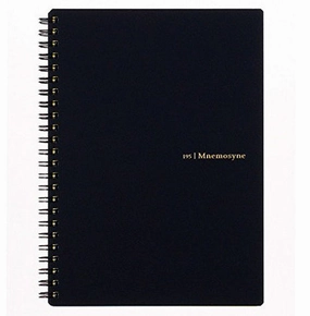 Mnemosyne Spiral Bound N195A Lined Notebook- 5.8X8.25 Inches ceramic