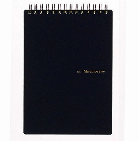 affordable ergonomic Mnemosyne Spiral Bound N196A B6 Lined Memo Pad- 5X7.5 Inches