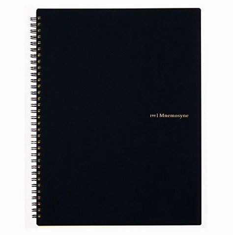 Mnemosyne Spiral Bound N199A A4 Lined Notebook- 9.3X11.7 Inches collectible trusted