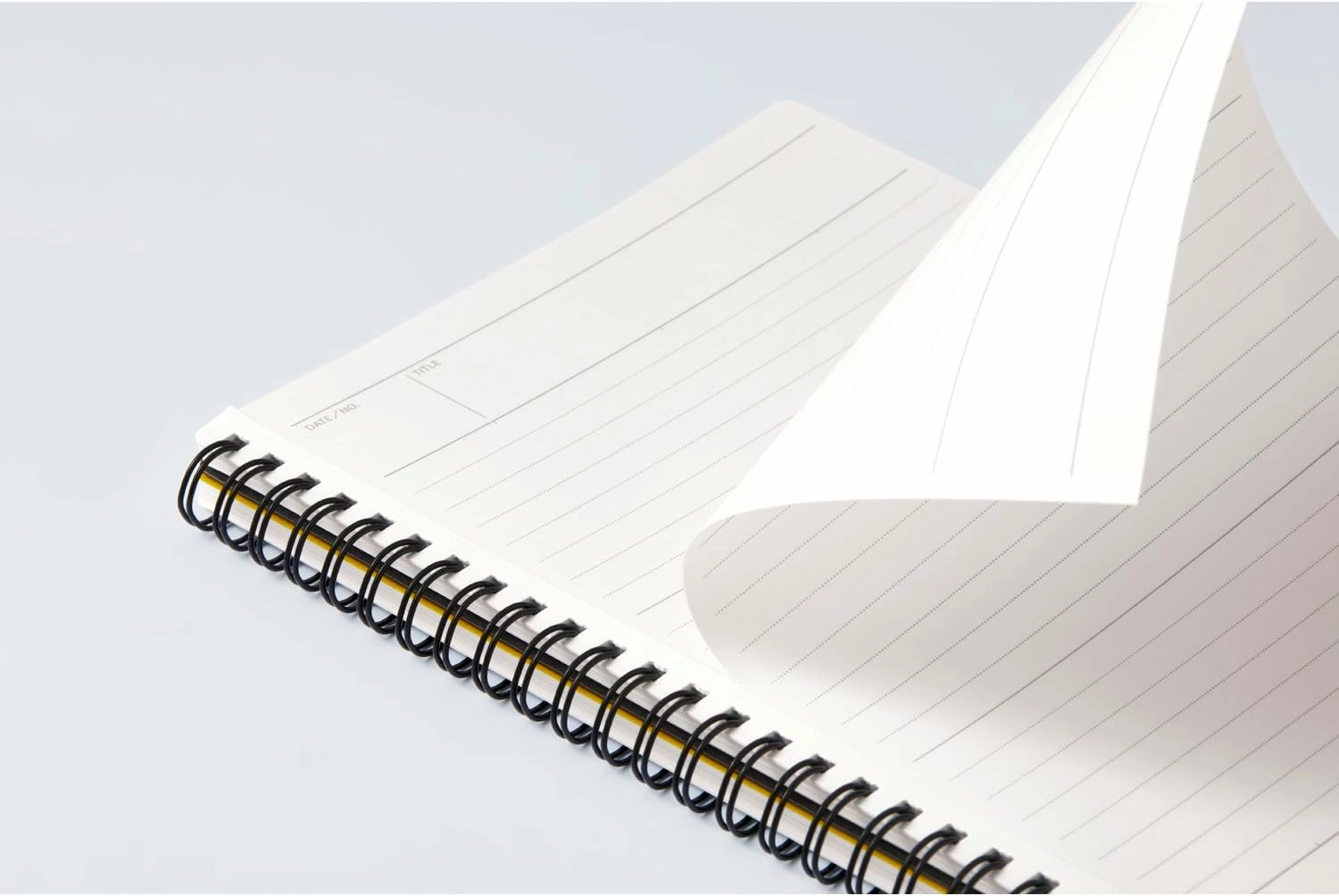 sturdy Mnemosyne Spiral Bound N295 Lined Notebook With Grey Cover- 5.8X8.25 Inches
