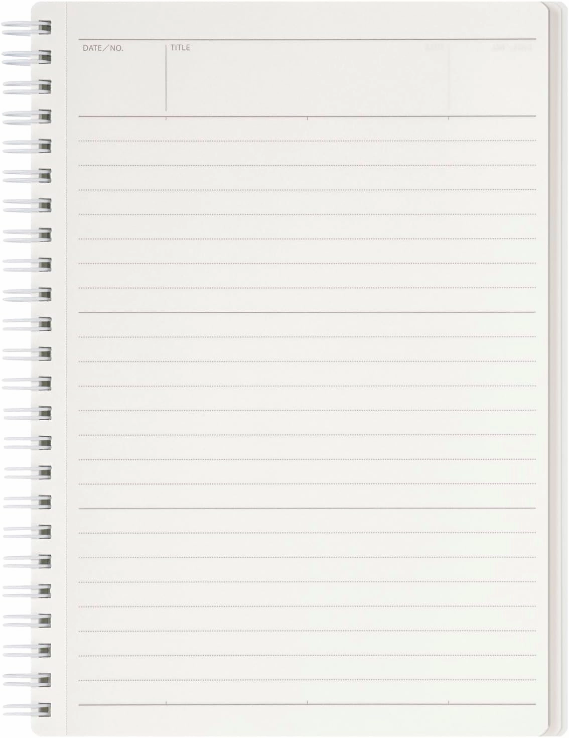 Mnemosyne Spiral Bound N295 Lined Notebook With Grey Cover- 5.8X8.25 Inches tall synthetic