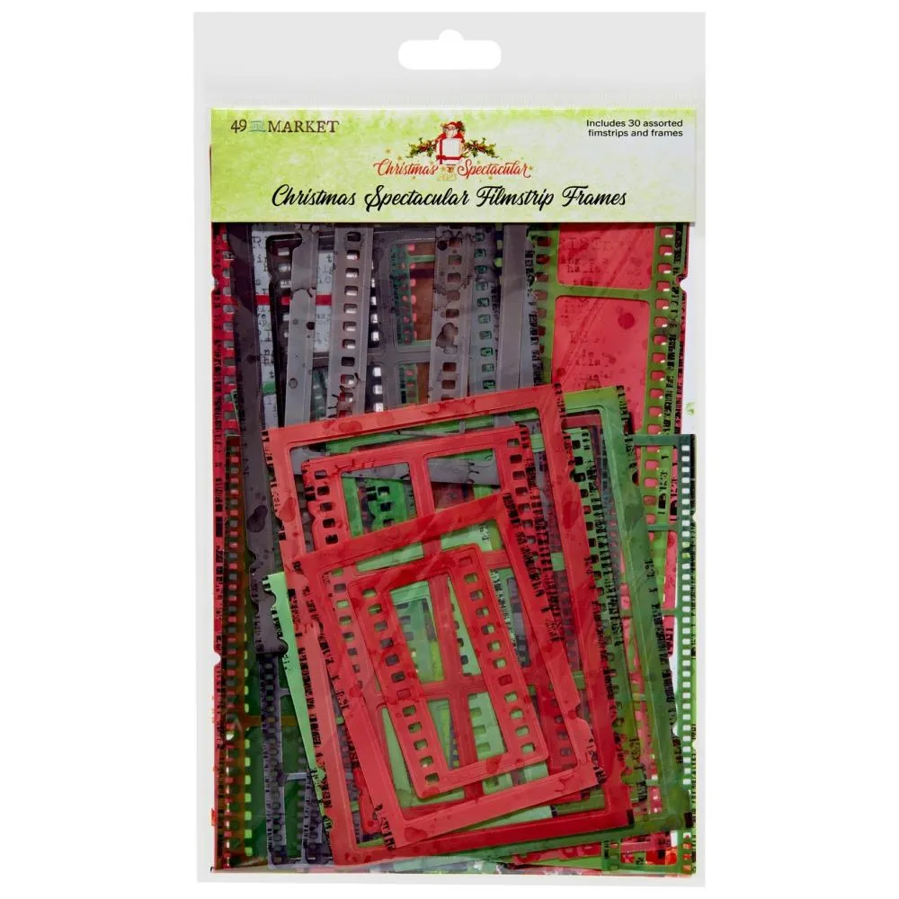 49 And Market Vintage Artistry Christmas Spectacular - Film Strip Frames maxi recycled