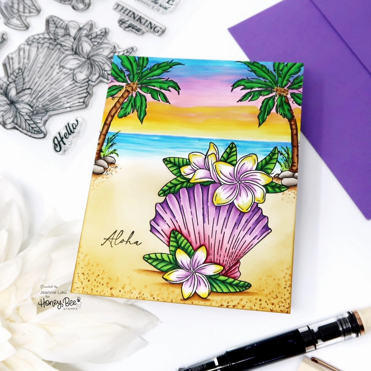 vintage matte Anchor Of Hope - 6X6 Stamp Set