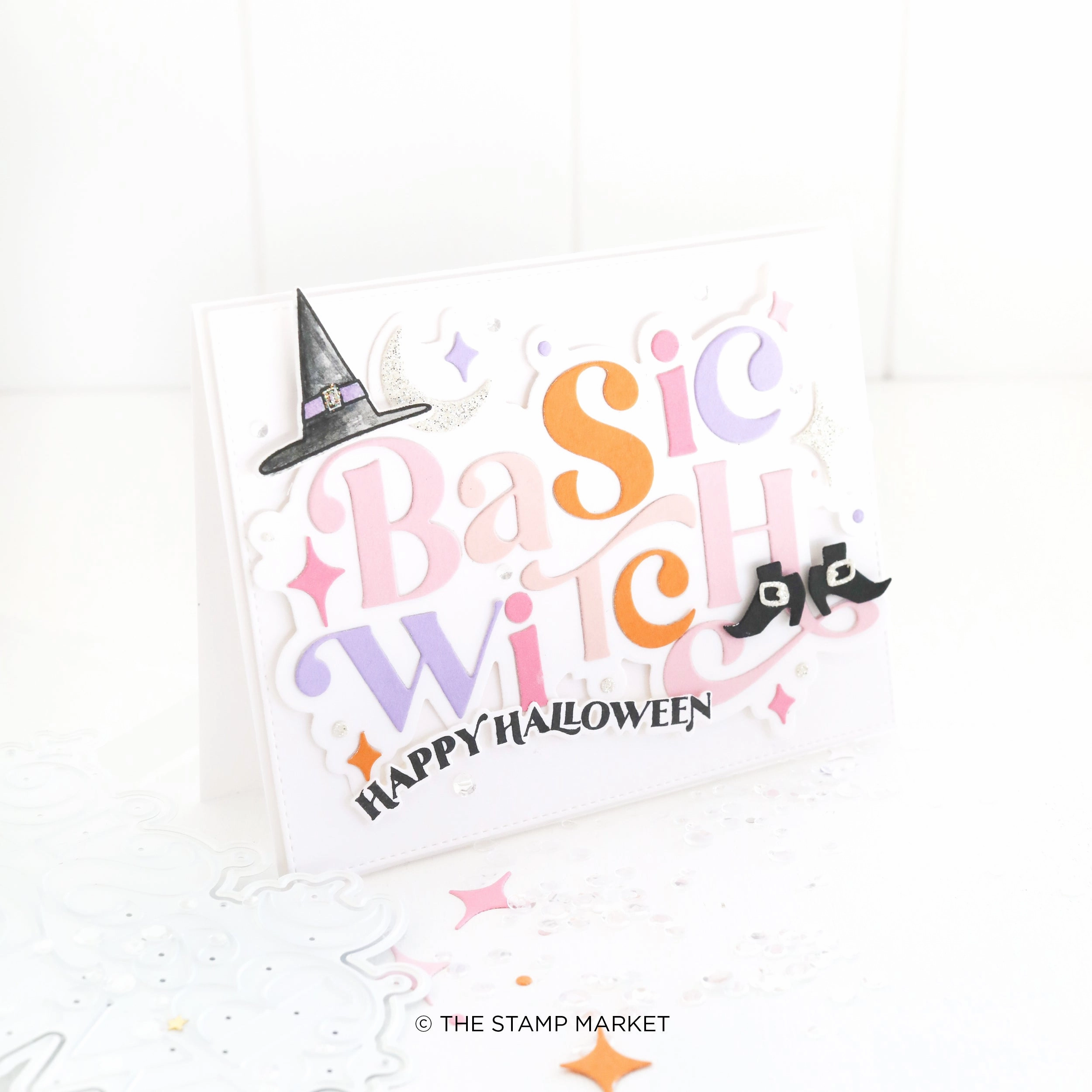 wide nonslip Basic Witch Greetings Stamp