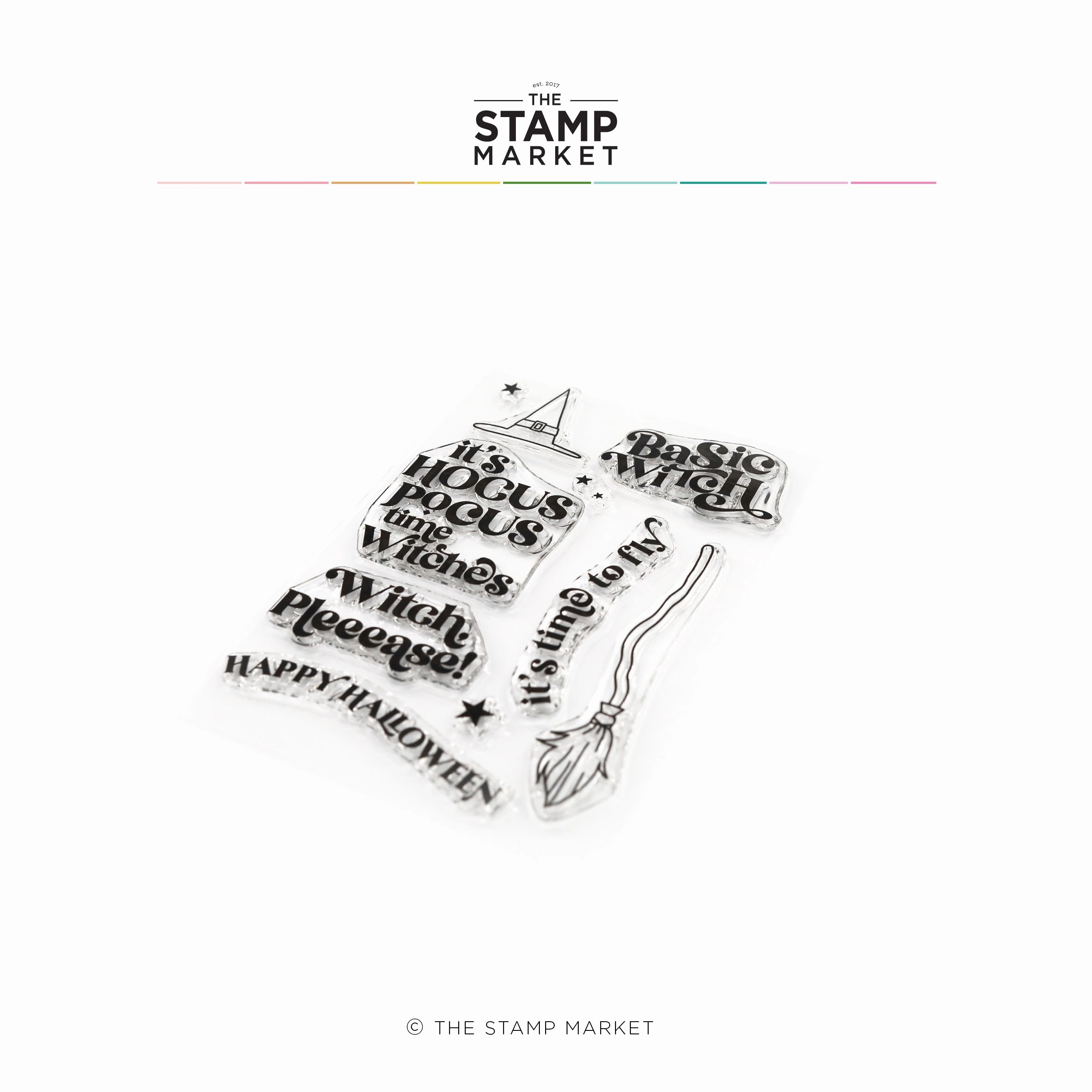 synthetic sealed Basic Witch Greetings Stamp