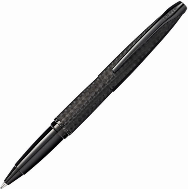 colorful pack Cross Atx Brushed Black Pvd Diamond Pattern Rollerball Pen