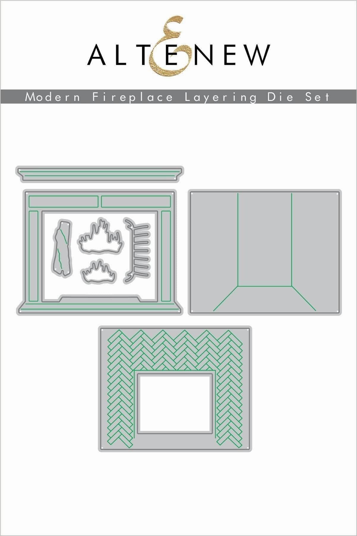 Modern Fireplace Layering Die Set nonslip